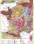 Carte géologique de la france