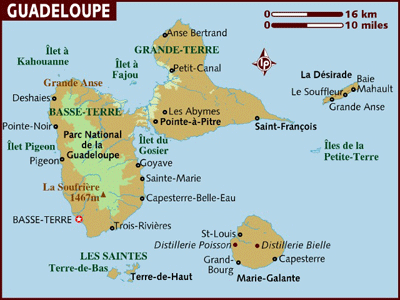 Iles de la guadeloupe