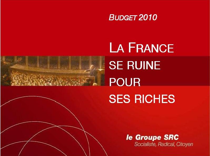 La france se ruine pour ses riches