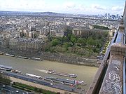 Mont valérien vu de la tour eiffel