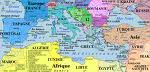 Carte de la mediterranée